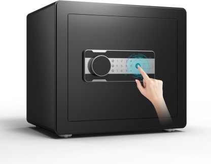 High Concealed Fingerprint Middle Office Safe Box Security Box Safe