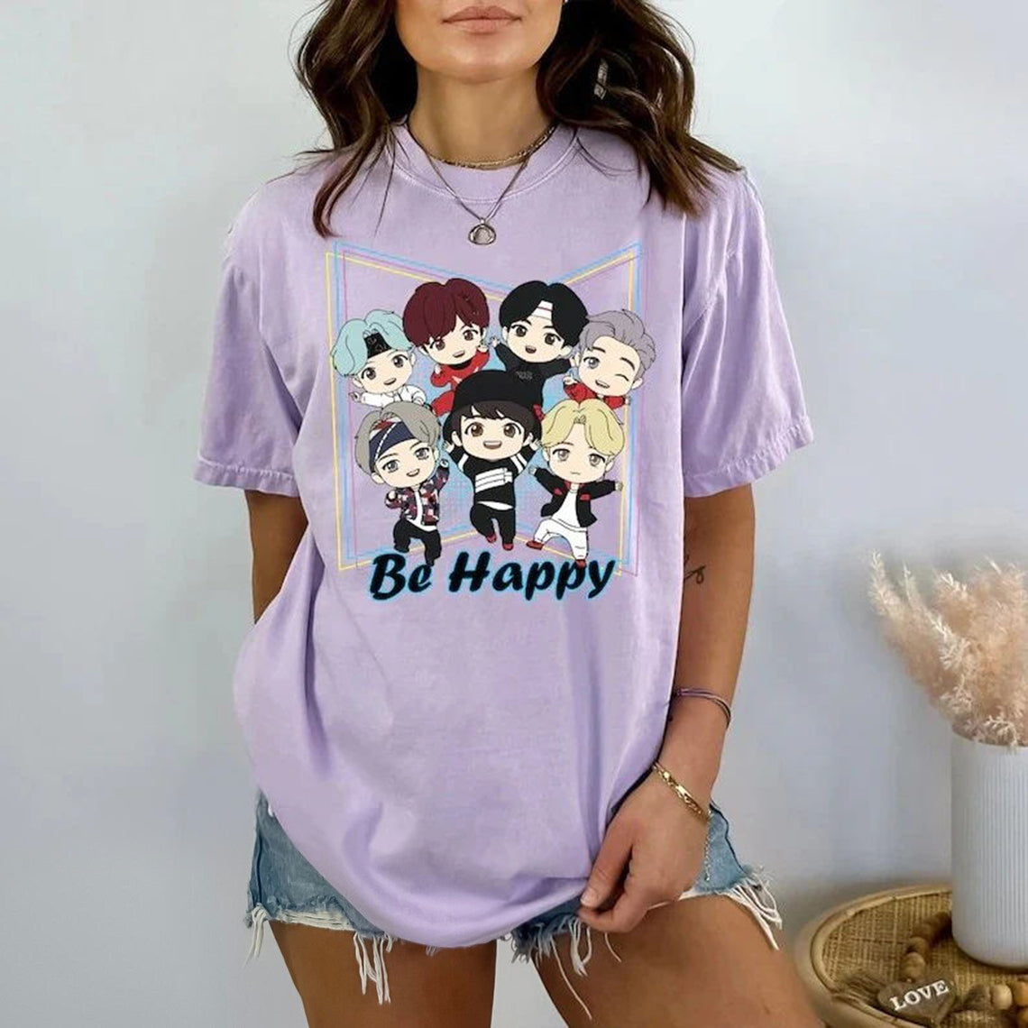 T shirt bts fille new arrivals