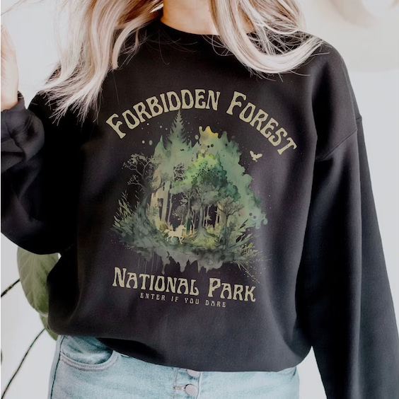 Sweatshirt Sweatshirt Wizard Park Forest National Forbidden