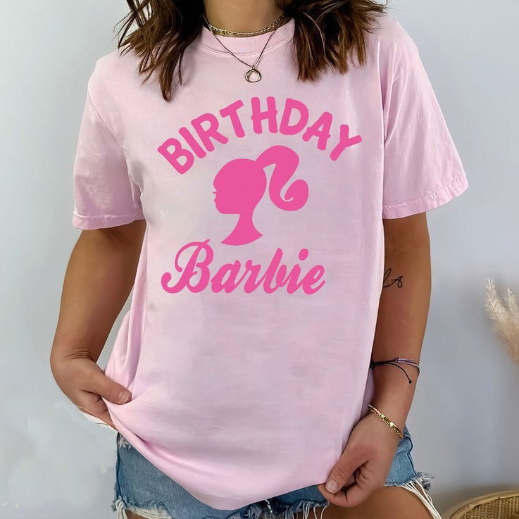 Birthday discount barbie shirt