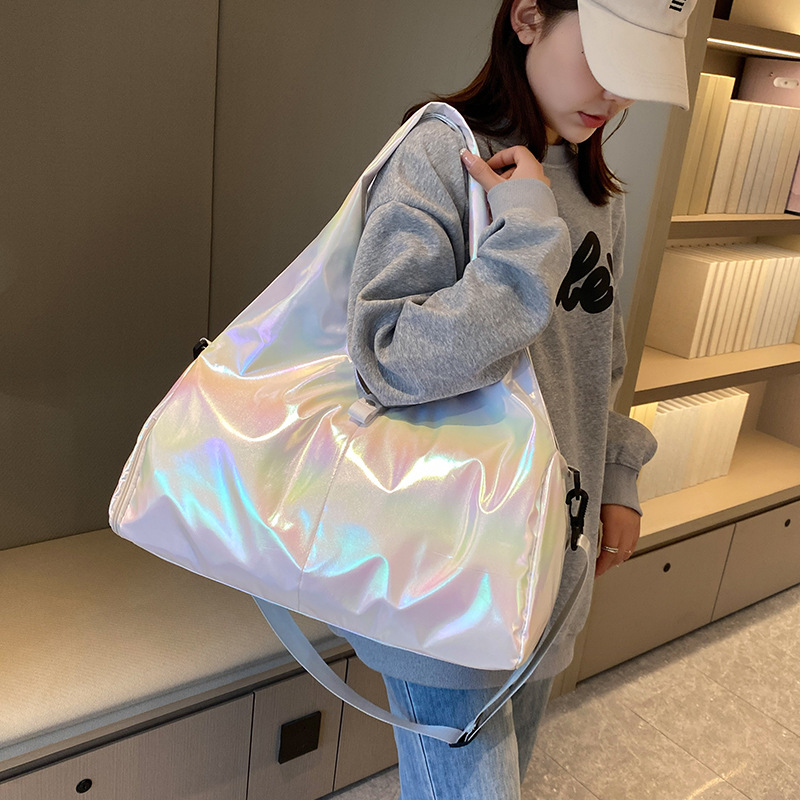 Portable Gym Bag dry wet separation large capacity waterproof Women for exercise yoga swimming bag travel bag