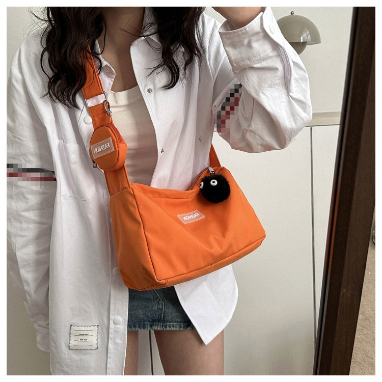 Retro shoulder bag women summer spring fashion pink black casual small tote bag