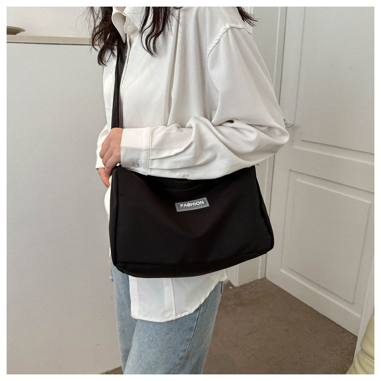 Retro shoulder bag women summer spring fashion pink black casual small tote bag