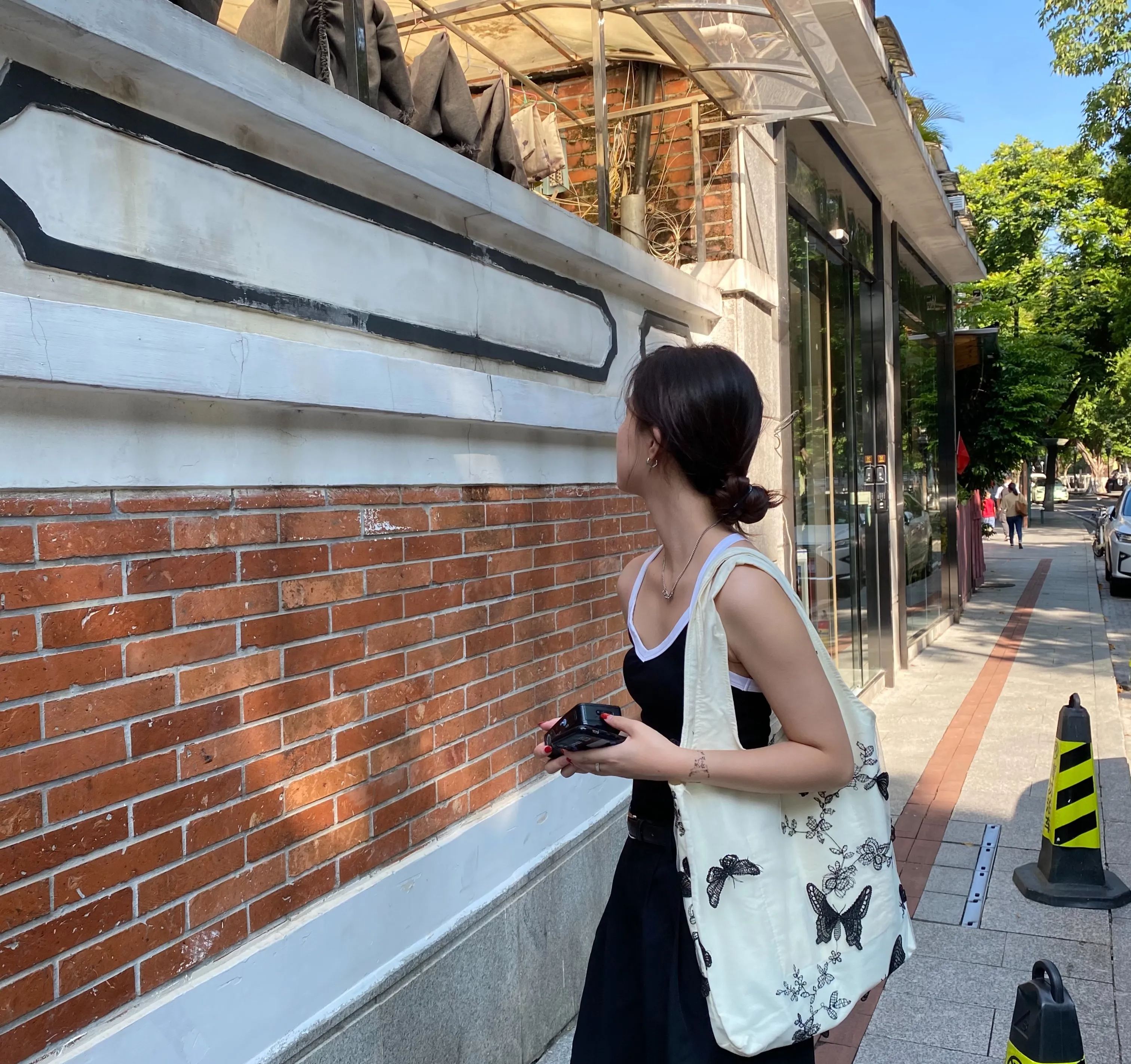 Vintage crossbody embroidered bag Black Butterfly lace Canvas Bags for women shoulder bag