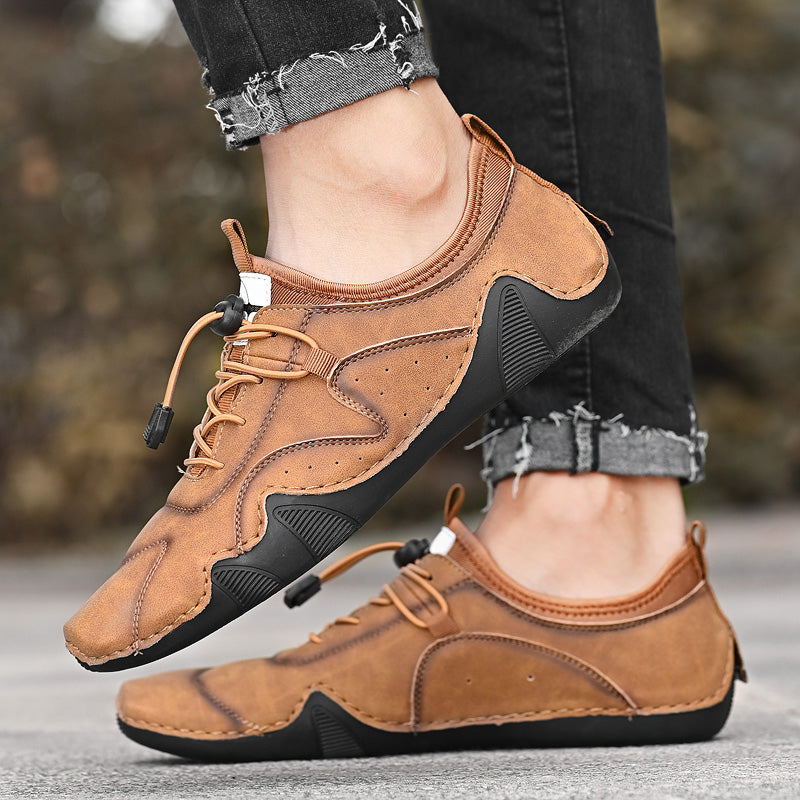 Men's Casual Leather Moccasins | Plus Size Driving Shoes