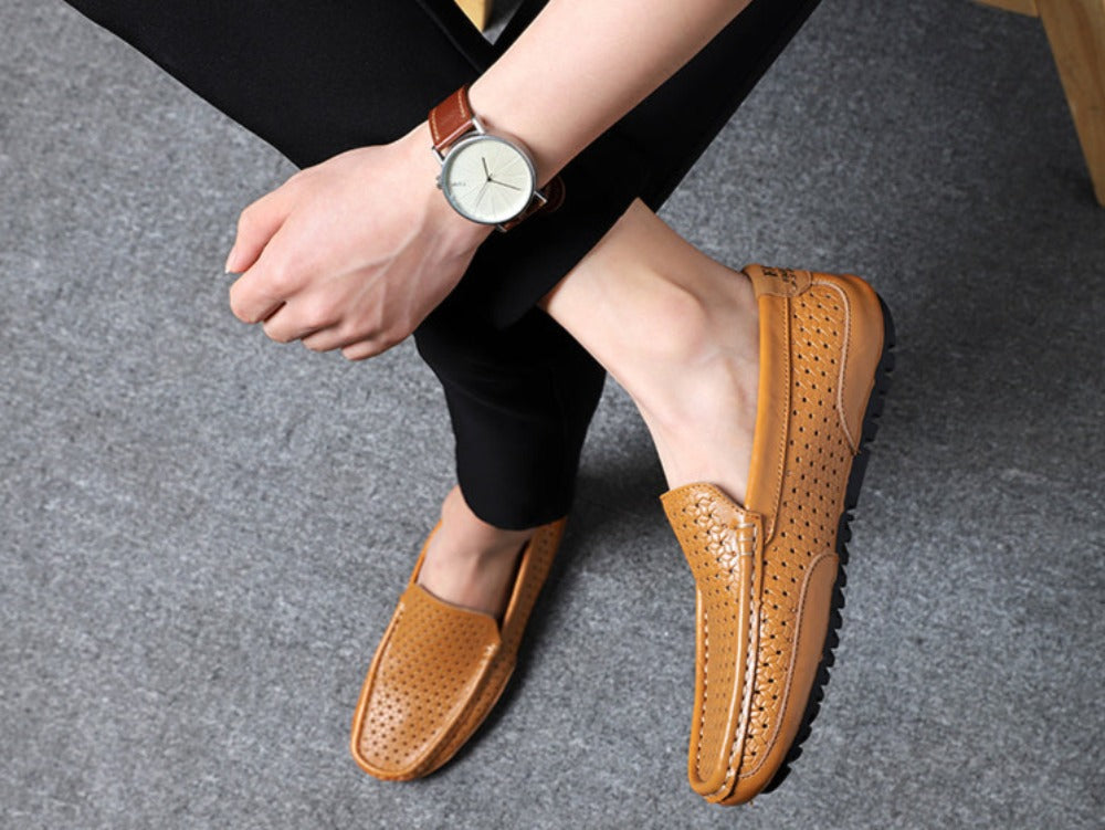 Men's Summer Casual Genuine Leather Moccasins