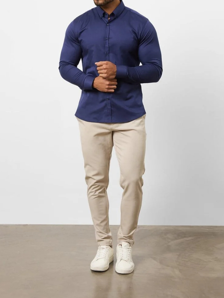 Navy Soft Comfortable Blouse