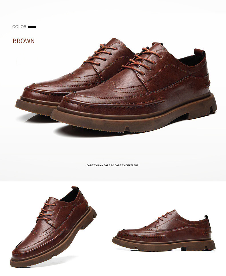 Men's Casual Hand Stitching Leather Arch Support Shoes(Buy 2 For Free Shipping)