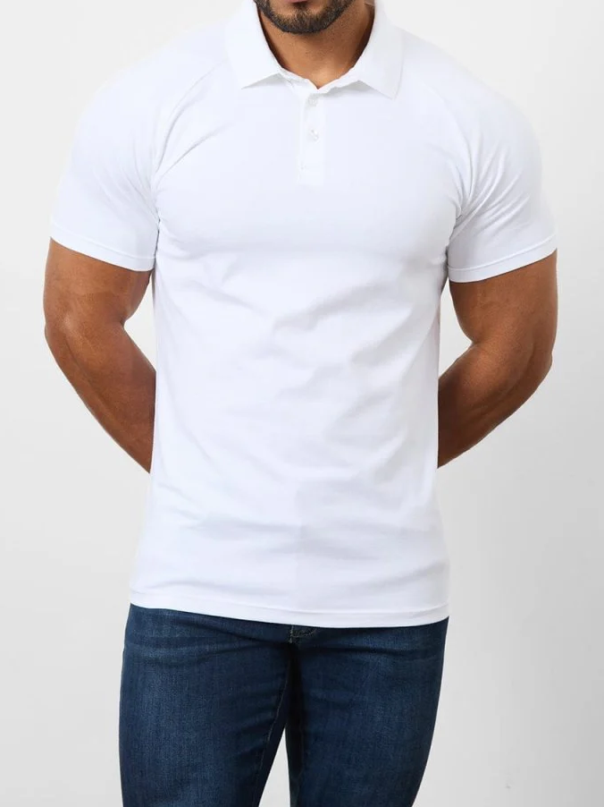 Soft Simple Leisure Athletic Polo 5-Pack