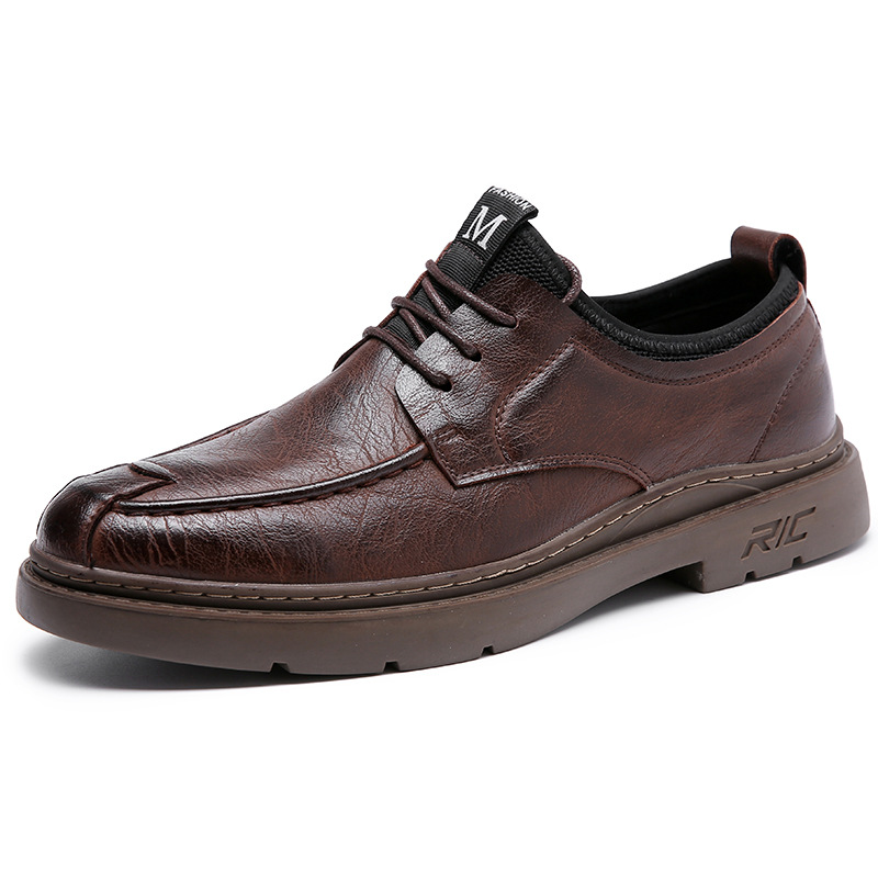 Men's Casual Hand Stitching Leather Arch Support Shoes(Buy 2 For Free Shipping)