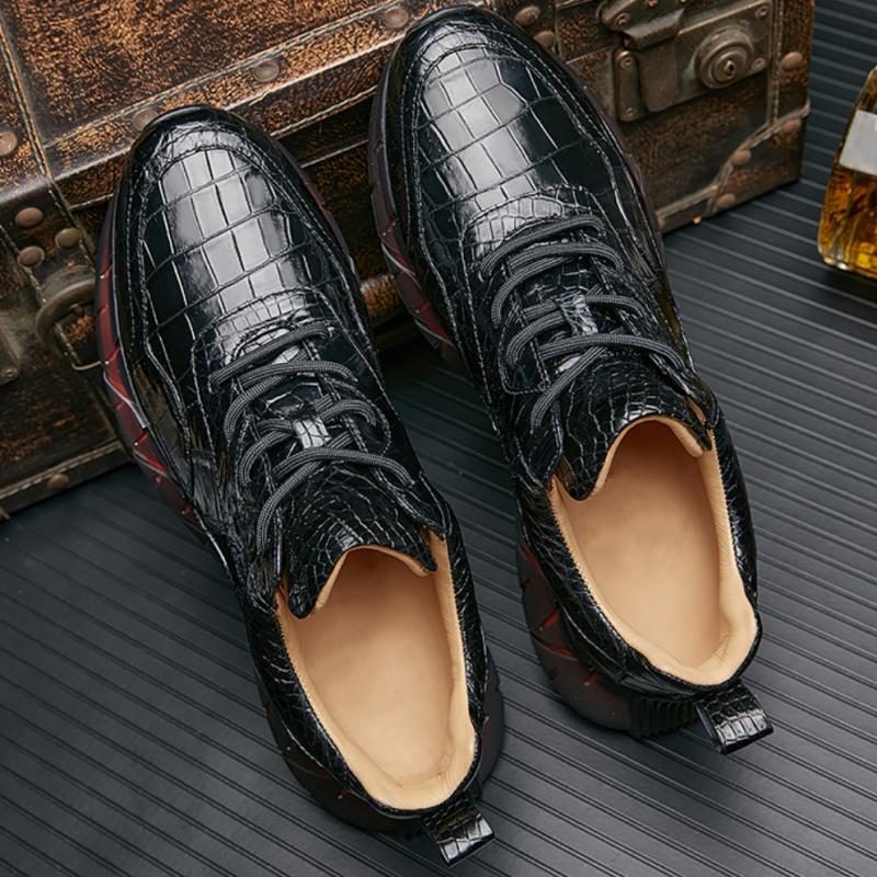 Fashion Alligator Leather Sneaker Casual Alligator Leather Shoes