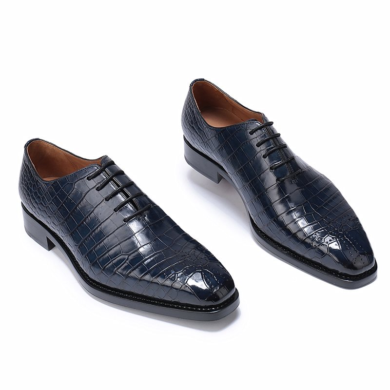 Formal Alligator Oxford Alligator Leather Dress Shoes for Men