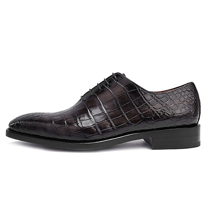 Formal Alligator Oxford Alligator Leather Dress Shoes for Men