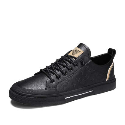  Men's shoes spring and autumn casual leather shoes men's leather fashion simple trendy shoes breathable sports shoes