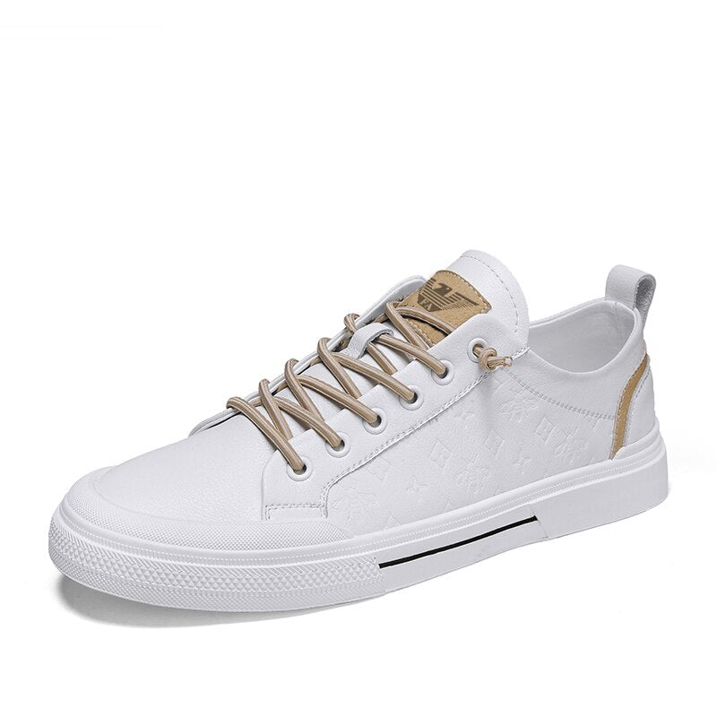  Men's shoes spring and autumn casual leather shoes men's leather fashion simple trendy shoes breathable sports shoes