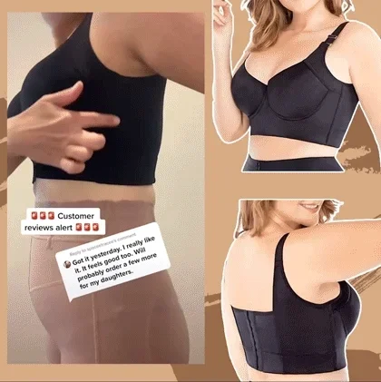 🔥BUY 1 GET 1 FREE(Add 2 Pcs To Cart)🔥Women's Deep Cup Bra Hide Back Fat Full Back Coverage Push Up Bra With Shapewear Incorporated