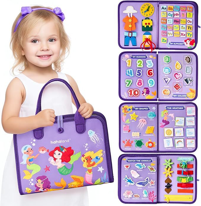 Felt Busy Board Children's Educational Toy Felt Learning Board