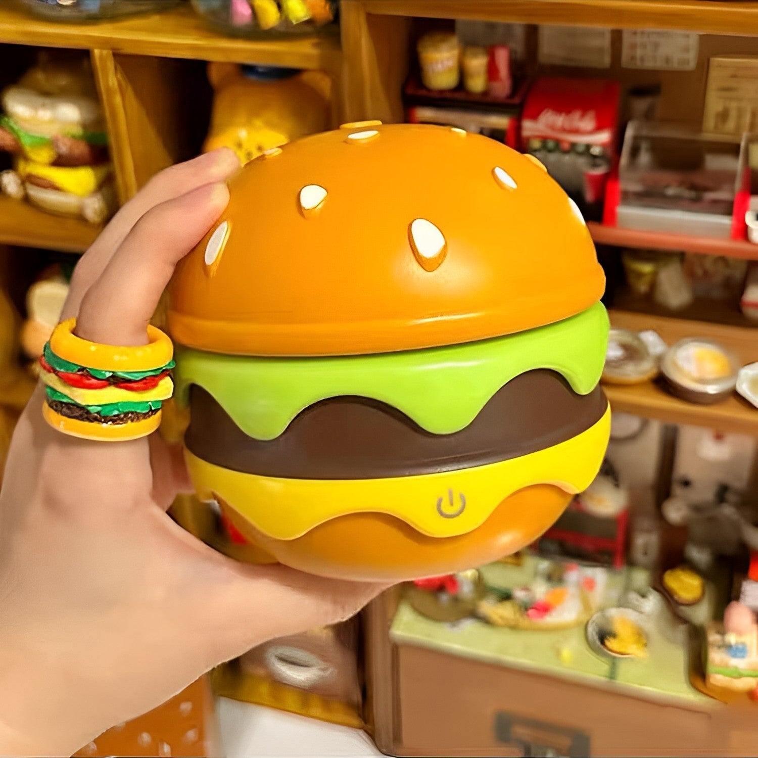 LAST DAY 50% OFF - Adorable Funny Hamburger Lamp