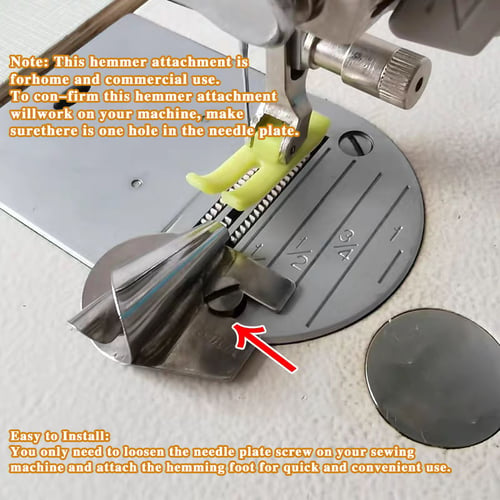 (🔥PROMOTION - SAVE 50% OFF)Precision Edge Stitcher-Rolled Hemmer Foot