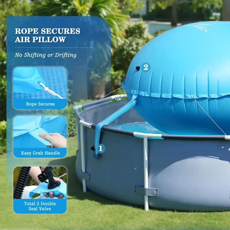 Anchor rope for pool pillow