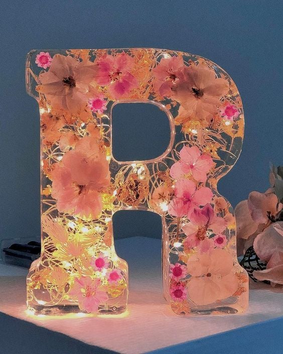 🔥Last Day Promotion 49% OFF🌸Floral Resin Night Light