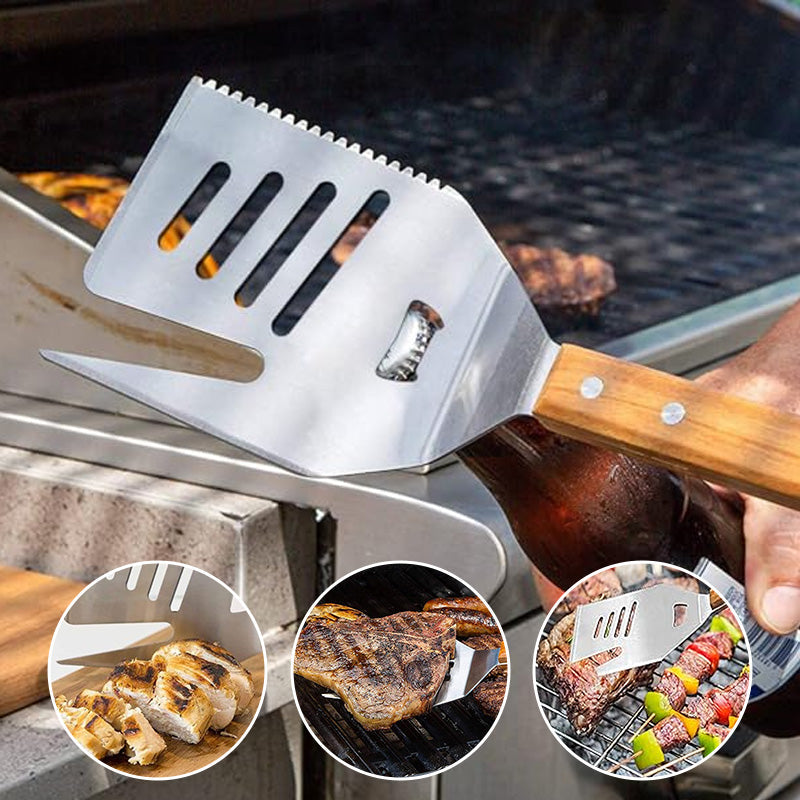 🎁Limited Time Sale 49% OFF💕5-In-1 Grill Spatula Fork With Knife