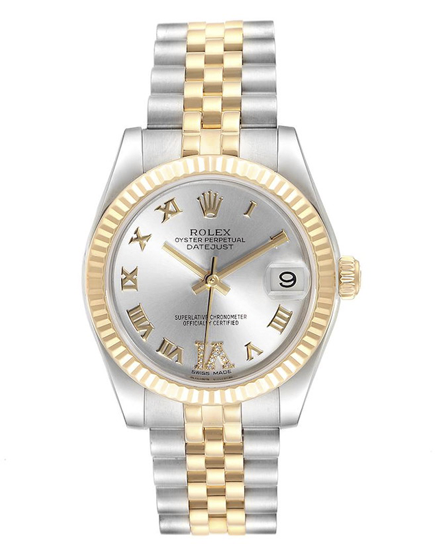 Rolex Datejust Midsize 31mm Steel Yellow Gold Ladies Watch 178273