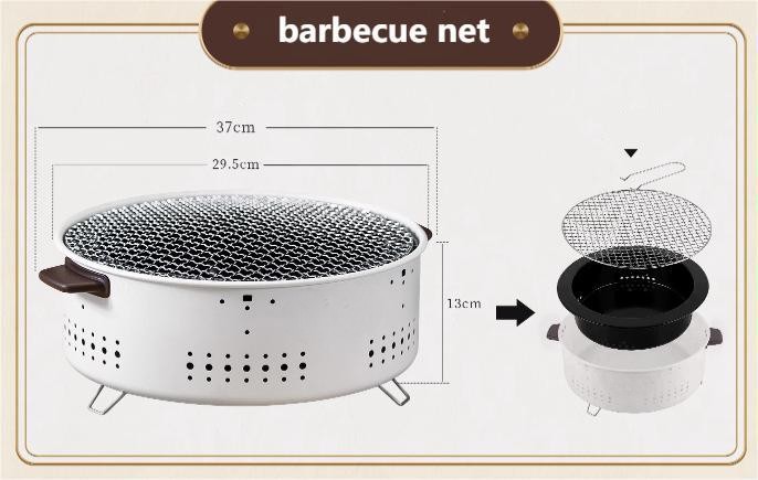 🥘Multifunctional carbon oven for outdoor BBQ - cooking utensils
