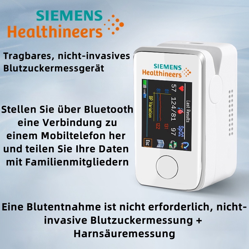 🎉50 % Rabatt auf limitierte Auflage👨‍⚕️Siemens 2025 Version 3.0 umfassendes multifunktionales Blutzuckermessgerät zur Zustandsüberwachung