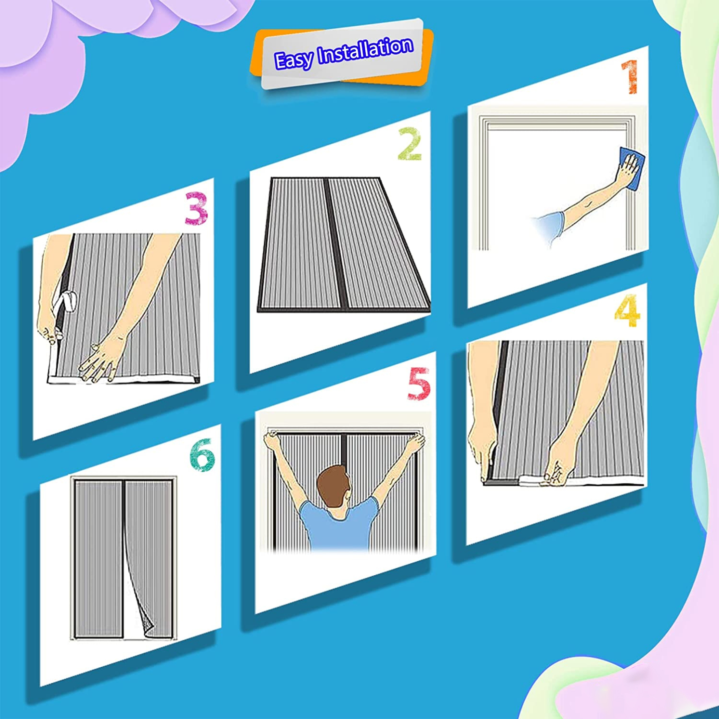 🔥Sista dagen 50 % rabatt🔥 - Magnetiska skärmdörrar