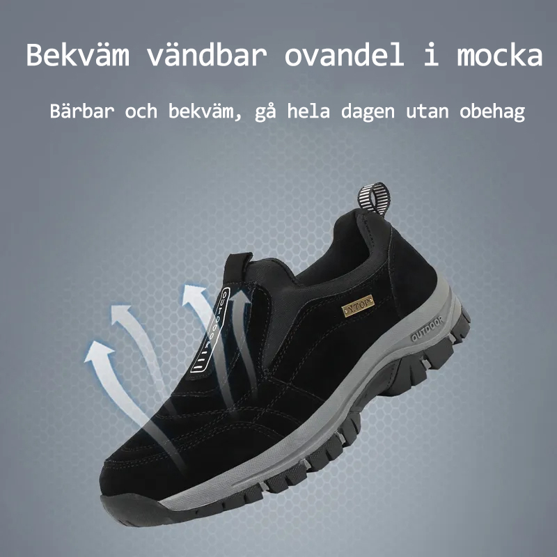 🔥Sista dagen 55% RABATT 🎉Speciellt designade för fothälsa  Slip-on skor för män