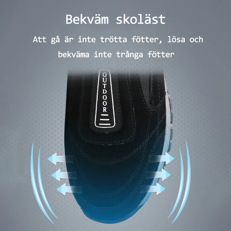 🔥Sista dagen 55% RABATT 🎉Speciellt designade för fothälsa  Slip-on skor för män