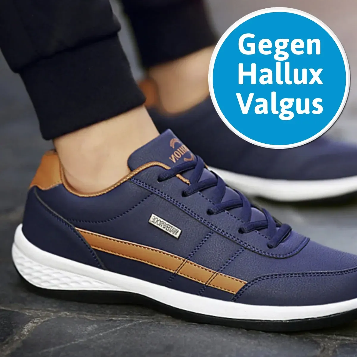 🔥SISTA DAG 60% RABATT🔥Ortopediska Vattentäta Och Ergonomiska Smärtlindrande Skor För Män