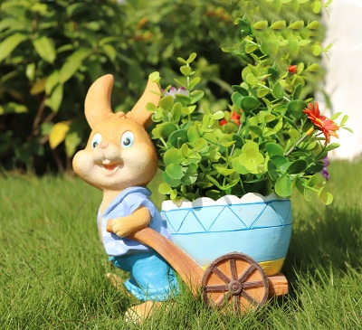 🔥 Discount 49% OFF 😍Cartoon Rabbit Ornament Flower Pot