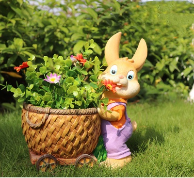 🔥 Discount 49% OFF 😍Cartoon Rabbit Ornament Flower Pot