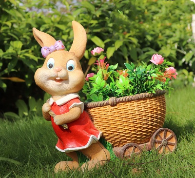 🔥 Discount 49% OFF 😍Cartoon Rabbit Ornament Flower Pot