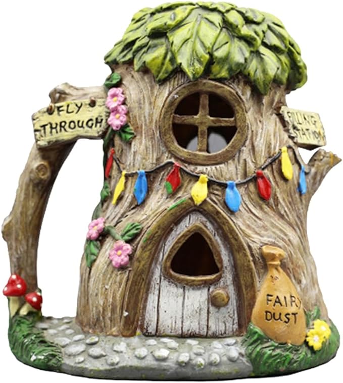 Solar Garden Statue Light House Statue