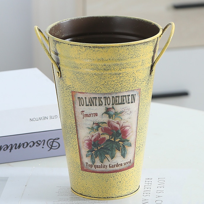 🔥 Discount 49% OFF 😍Fashionable Iron Metal Flower Pot