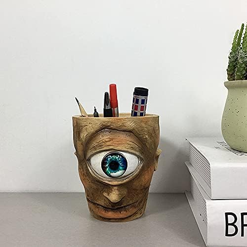 Personalized Cyclops Planter, Multipurpose Hand Painted Resin Ornament