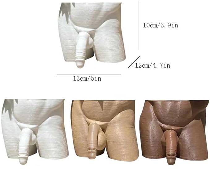 Resin penis flowerpot, a unique and interesting flowerpot