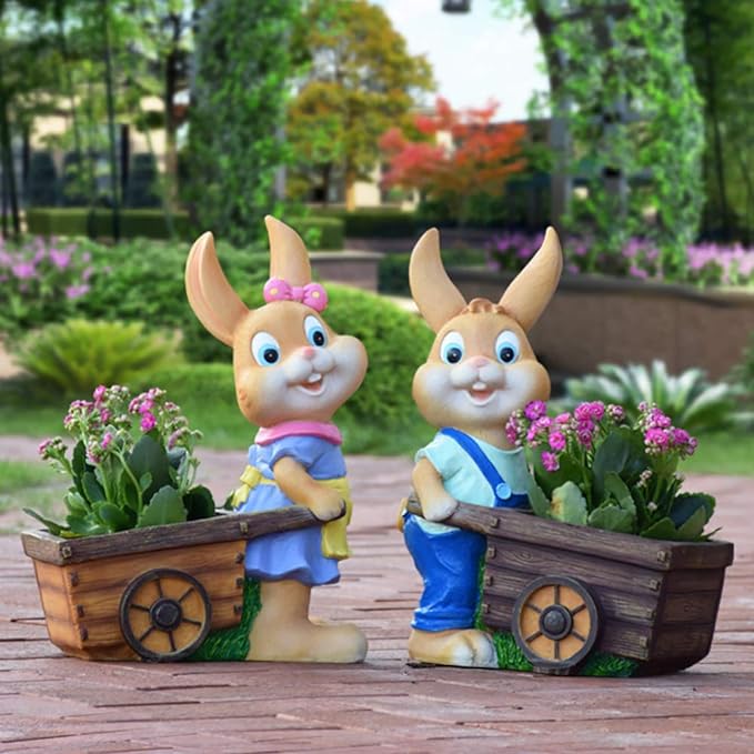🔥 Discount 49% OFF 😍Cartoon Rabbit Ornament Flower Pot