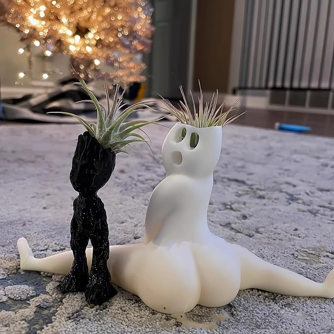 Ghost flowerpot ornaments home spoof potted resin crafts window TV cabinet bedroom courtyard decorations