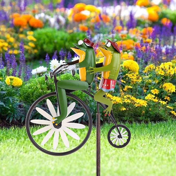 🔥 Discount 49% OFF 😍VINTAGE BICYCLE METAL WIND SPINNER