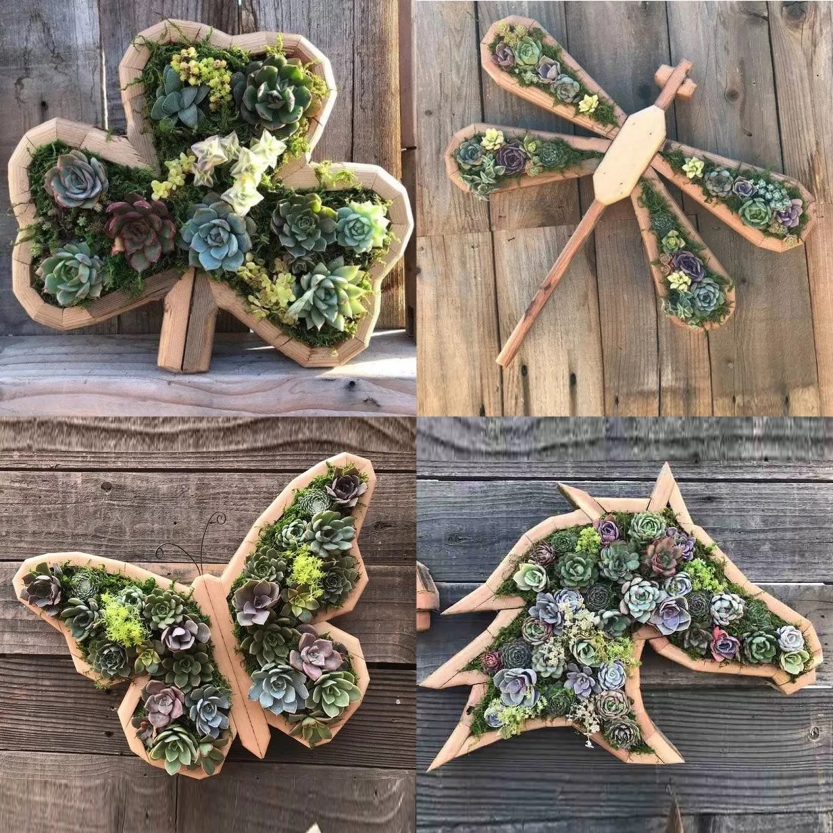 🔥 Discount 49% OFF 😍Wooden Animal Shape Flower Pot