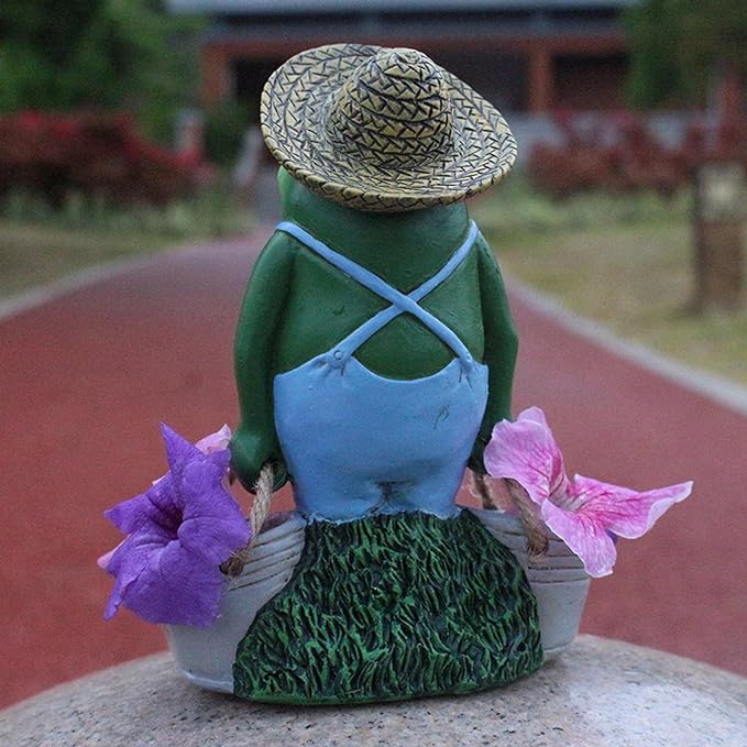 🔥 Discount 49% OFF 😍 Outdoor Resin Frog Flower Pot
