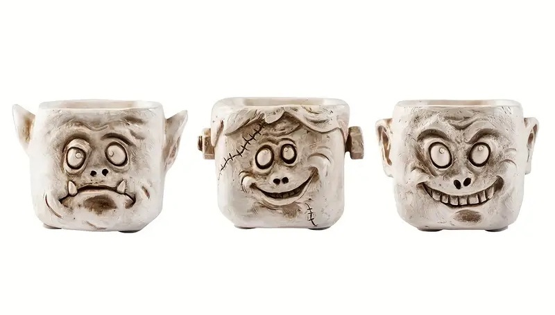 Creative Funny Head Ugly Desktop Potted Flower Pot Ornament