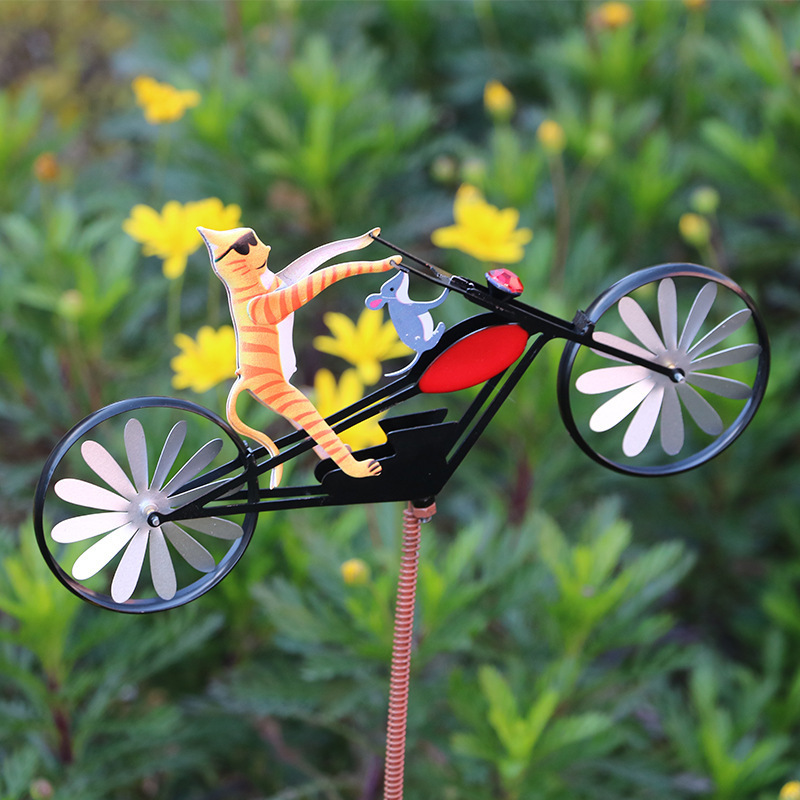 🔥 Discount 49% OFF 😍VINTAGE BICYCLE METAL WIND SPINNER