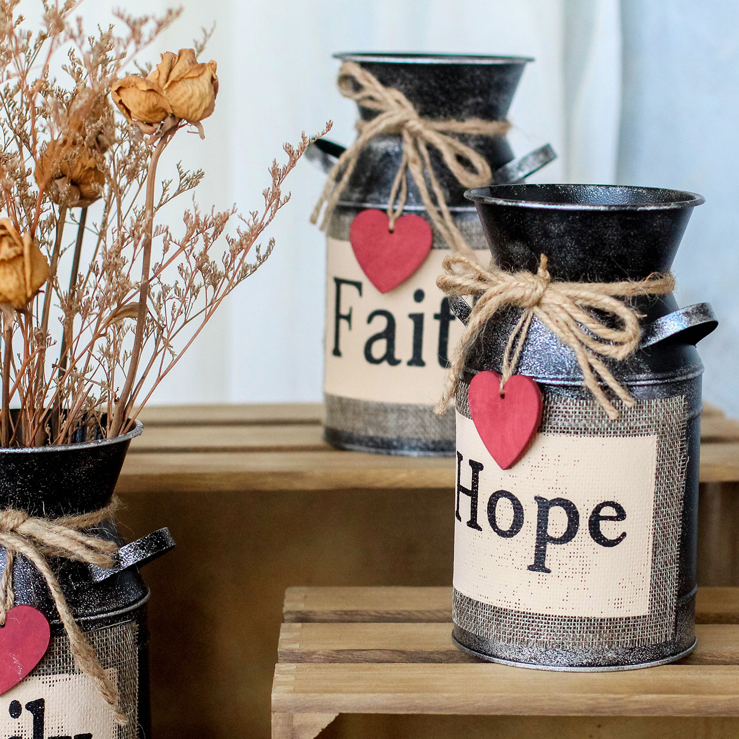 🔥 Discount 49% OFF 😍RetroStyle Iron Flower Bucket