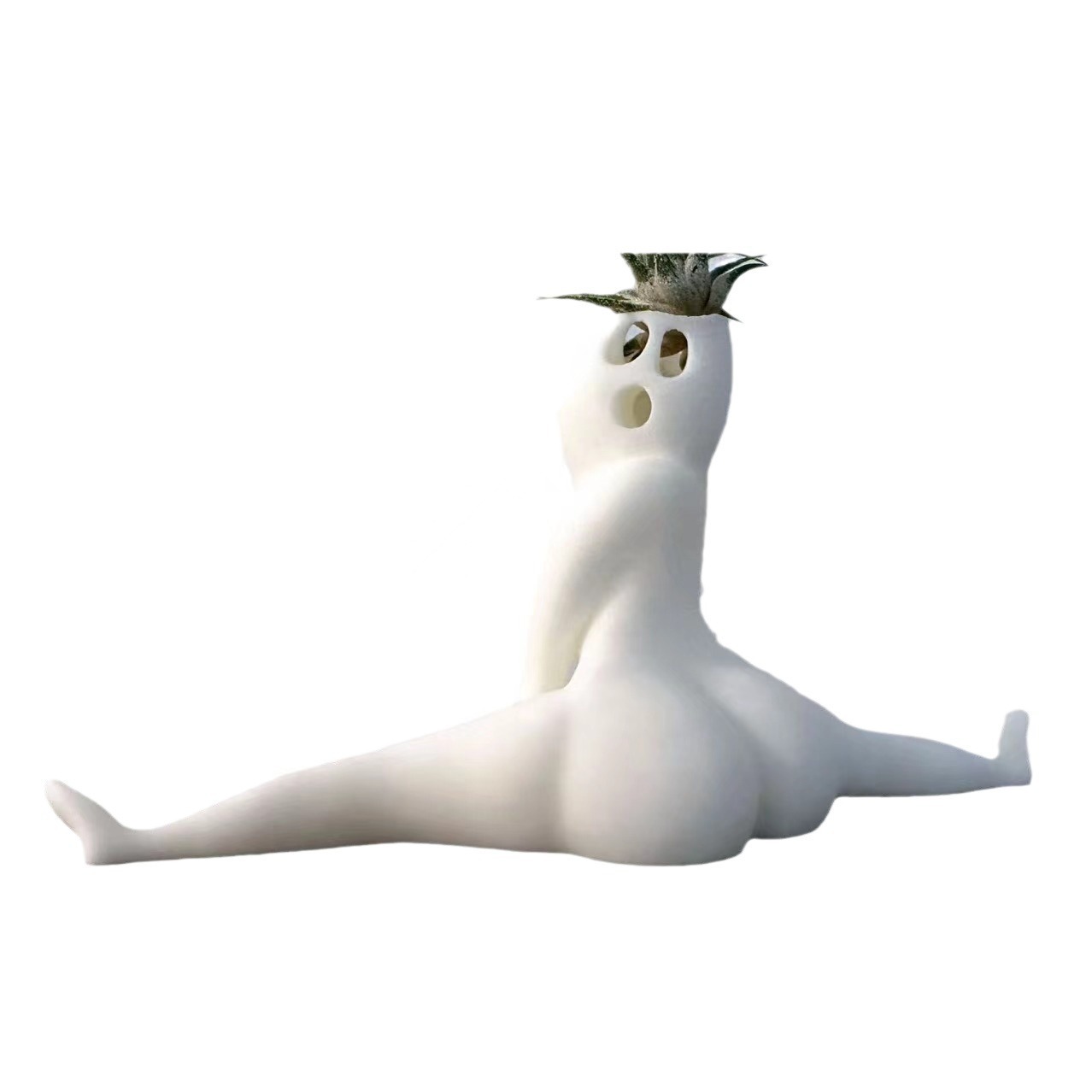 Ghost flowerpot ornaments home spoof potted resin crafts window TV cabinet bedroom courtyard decorations