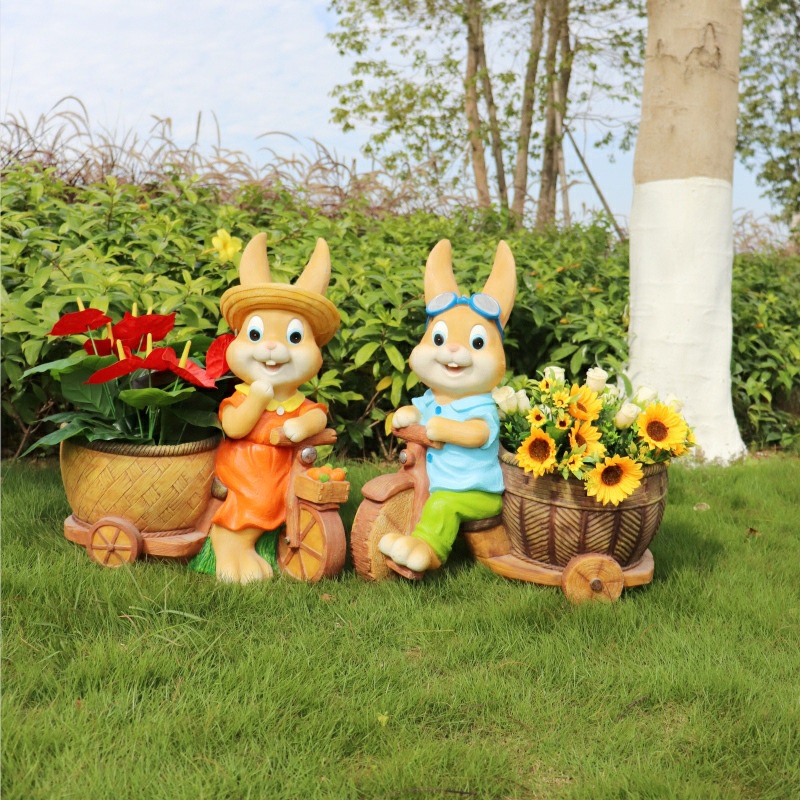🔥 Discount 49% OFF 😍Cartoon Rabbit Ornament Flower Pot